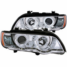 Cargar imagen en el visor de la galería, ANZO 2000-2003 BMW X5 Projector Headlights w/ Halo Chrome