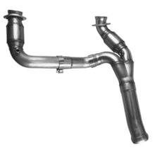Cargar imagen en el visor de la galería, Kooks 11-13 GM 1500 Series Truck 6.2L 3in x OEM Out GREEN Cat SS Y Pipe Kooks HDR Req