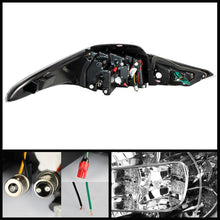 Cargar imagen en el visor de la galería, Spyder Hyundai Elantra 11-13 Light Bar LED Tail Lights Black ALT-YD-HYELAN11-LED-BK