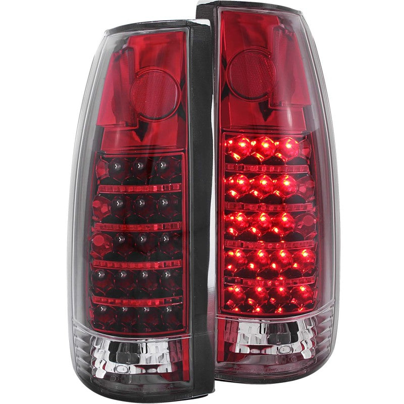 ANZO 1999-2000 Cadillac Escalade luces traseras LED rojo/transparente