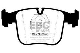 EBC 91-93 BMW 850 5.0 Pastillas de freno delanteras Yellowstuff