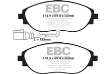 Cargar imagen en el visor de la galería, Pastillas de freno delanteras EBC 14-20 Audi S3 2.0 Turbo Redstuff