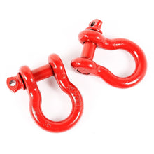 Cargar imagen en el visor de la galería, Rugged Ridge Red 7/8in D-Shackles