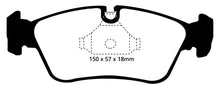 Cargar imagen en el visor de la galería, EBC 99-02 BMW Z3 2.5 Pastillas de freno delanteras Yellowstuff