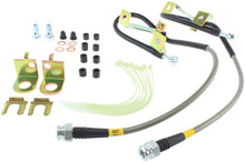 Cargar imagen en el visor de la galería, StopTech 01-02 Dodge Viper Front Stainless Steel Brake Lines