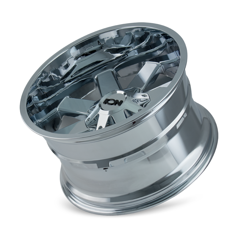 Rueda cromada ION tipo 141 20x10 / 6x135 BP / -19 mm de compensación / buje de 106 mm
