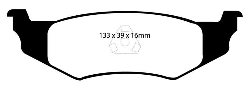 EBC 99-04 Chrysler 300M 3.5 Pastillas de freno traseras Redstuff