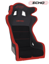 Cargar imagen en el visor de la galería, PRP Echo Composite Seat- Black/Red (PRP Red Outline/Delta Red- Red Stitching)