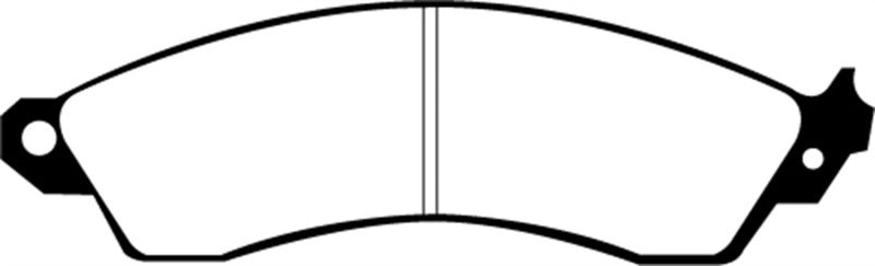 EBC 85-88 Chevrolet Camaro (3.a generación) 2.8 (paquete de rendimiento) Pastillas de freno delanteras Greenstuff