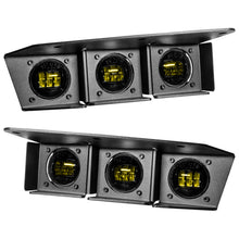 Cargar imagen en el visor de la galería, ORACLE Lighting 21-22 Ford Bronco Triple LED Fog Light Kit for Steel Bumper - Yellow SEE WARRANTY