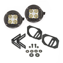 Cargar imagen en el visor de la galería, Rugged Ridge 07-18 Jeep Wrangler JK Dual Beam Circular LED Light Kit