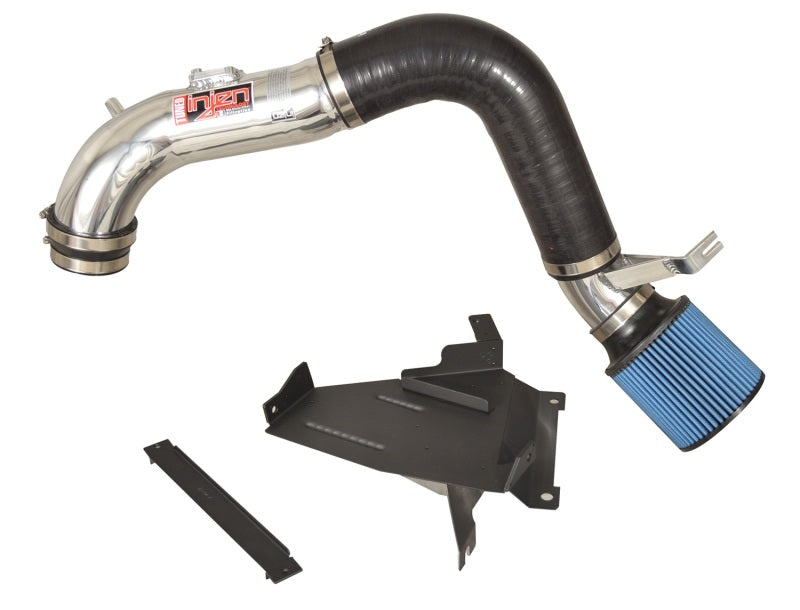 Injen 12-15 Honda Civic Si 9th Gen/13-15 Acura ILX 2.4L 4Cyl Entrada de aire frío verdadera pulida con MR Tech