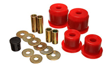 Cargar imagen en el visor de la galería, Energy Suspensión 00-09 Honda S2000 Juego de bujes de portador de diferencial trasero rojo