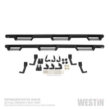 Cargar imagen en el visor de la galería, Westin 19-23 1500 Classic CC 5.5ft. Bed HDX Stainless Drop W2W Nerf Step Bars - Tex. Blk