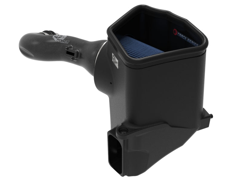 aFe 19-20 GM Trucks 5.3L/6.2L Track Series Sistema de admisión de aire frío de fibra de carbono con filtros Pro 5R