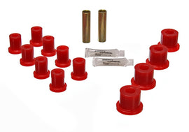 Juego de casquillos de resorte Energy Suspension Jeep - Rojo