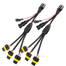 Cargar imagen en el visor de la galería, Oracle Vector H4 Headlight Wiring Harness (Pair- Euro Export Model) SEE WARRANTY