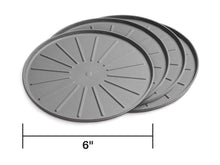 Cargar imagen en el visor de la galería, WeatherTech Round Coaster Set 6in. - Grey (Set of 4)
