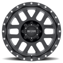 Cargar imagen en el visor de la galería, Method MR306 Mesh 18x9 +18mm Offset 8x170 130.81mm CB Matte Black Wheel