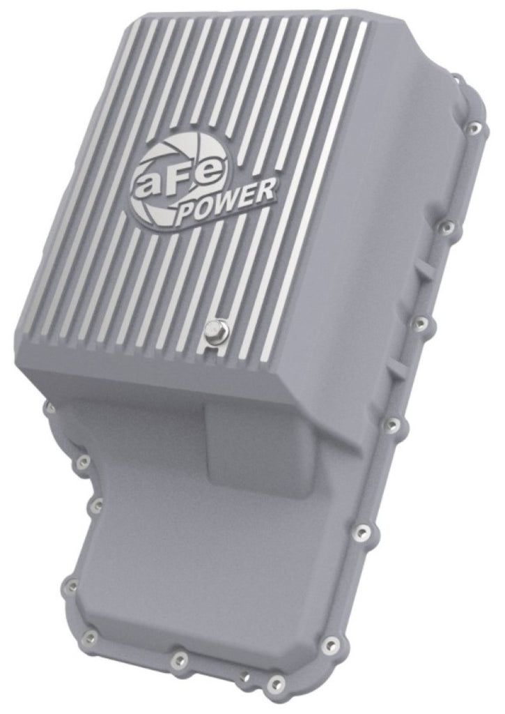 Camioneta Ford aFe 20-21 con bandeja de transmisión 10R140 Raw POWER Street Series con aletas mecanizadas