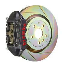 Cargar imagen en el visor de la galería, Brembo SS Rear GTS BBK 4 Piston Cast 365x28 1pc Rotor Slotted Type-1-Black HA