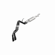 Cargar imagen en el visor de la galería, MagnaFlow SYS Cat-Back 10-14 Ford Raptor 6.2L V8 2.5/3in Black Dual Same Side Exit Rear 3.5 Tips