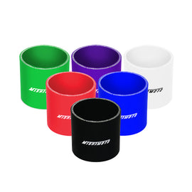 Acoplador recto negro Mishimoto de 3,0 pulgadas