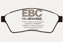 Cargar imagen en el visor de la galería, EBC 10-11 Cadillac SRX 2.8 Turbo Ultimax2 Front Brake Pads