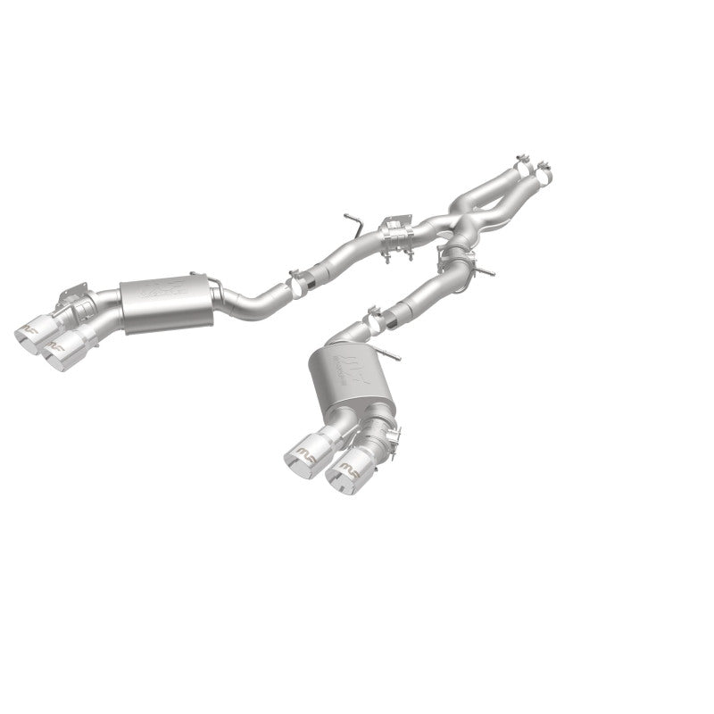 MagnaFlow 2016 Chevy Camaro 6.2L V8 Competition Cat Back con puntas pulidas cuádruples