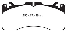 Cargar imagen en el visor de la galería, EBC 09+ Lexus LS460 4.6 Sport Pastillas de freno delanteras Greenstuff