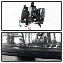 Cargar imagen en el visor de la galería, Spyder Chevy Suburban 1500 07-14 Projector Headlights LED Halo LED Blk Smke PRO-YD-CSUB07-HL-BSM