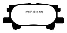 Cargar imagen en el visor de la galería, EBC 04-07 Lexus RX330 3.3 Yellowstuff Rear Brake Pads