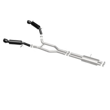 Cargar imagen en el visor de la galería, MagnaFlow Cat-Back 15-16 Land Rover Ranger Rover V6 SS 2.5in Dual Split Rear Exit 4.5in Black Tips