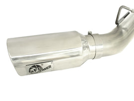 aFe MACHForce XP Escape Aluminizado Dual Split DPF Back 11-15 GM Diesel Truck V8-6.6L (td) (punta pol)