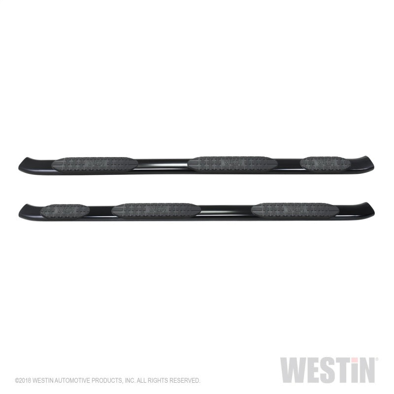 Westin 19-22 RAM 1500 Quad Cab Cama de 6.5 pies (Excl. Classic) PRO TRAXX 5 Barras de paso Nerf ovaladas W2W - Negro