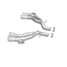Cargar imagen en el visor de la galería, MagnaFlow 2016 Chevy Camaro 6.2L V8 Eje de carrera trasero con puntas pulidas cuádruples