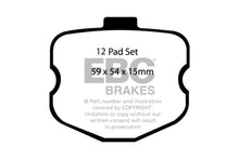 Cargar imagen en el visor de la galería, EBC 06-08 Chevrolet Corvette (C6) 7.0 (Z06) Bluestuff Front Brake Pads