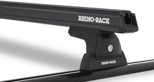 Cargar imagen en el visor de la galería, Rhino-Rack Heavy Duty 54in 2 Bar Roof Rack w/Tracks - Black