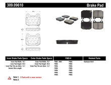 Cargar imagen en el visor de la galería, StopTech Performance ST-22 2-Piston Rear Caliper Brake Pads