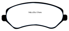 Cargar imagen en el visor de la galería, EBC 04-07 Chrysler Town &amp; Country 3.3 Tambores traseros Pastillas de freno delanteras Greenstuff