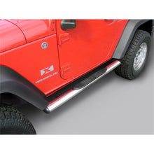 Cargar imagen en el visor de la galería, Rugged Ridge 4 1/4-In Oval Side Steps SS 2-Door 07-18 Jeep Wrangler JK