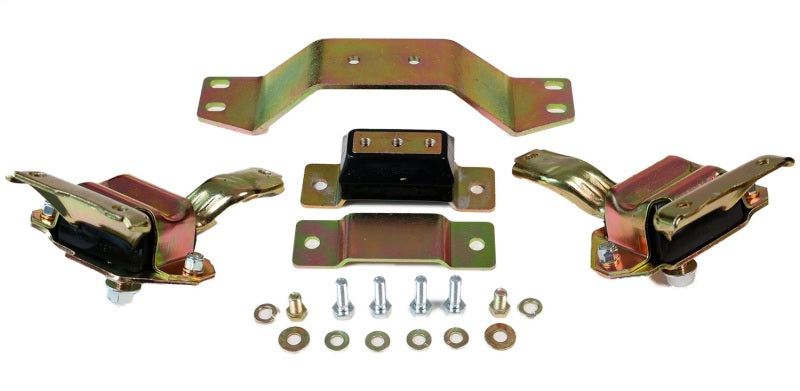 Energy Suspensión 99-04 Ford Mustang 4.6L V8 Juego de montaje de motor y transmisión negro
