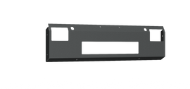 Road Armor 19-20 Ram 2500 Vaquero Placa delantera sin cabrestante - Tex Blk