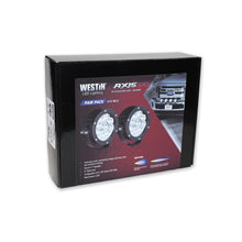 Cargar imagen en el visor de la galería, Westin Axis LED Auxiliary Light 4.75 inch Round Flood w/3W Osram (Set of 2) - Black
