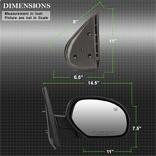Cargar imagen en el visor de la galería, xTune 07-14 Chevy Silverado Heated Mirror - Right MIR-03CS07-PW-R
