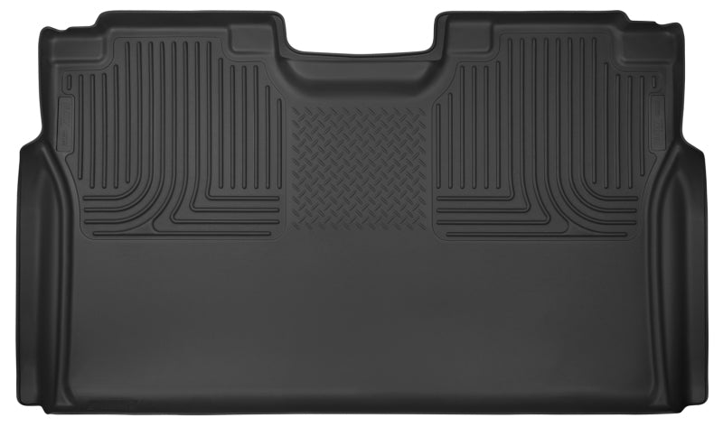 Husky Liners 15-23 Ford F-150 SuperCrew Cab WeatherBeater Revestimiento de piso para segundo asiento negro
