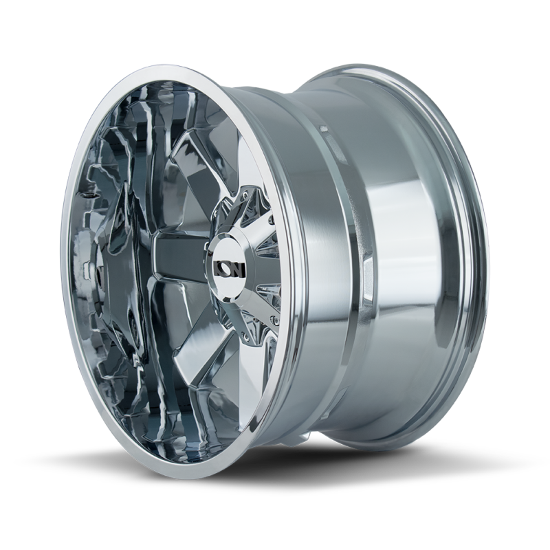 Rueda cromada ION tipo 141 17x9 / 8x165.1 BP / -12 mm de compensación / buje de 130.8 mm