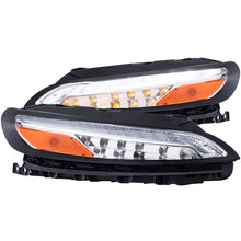 Cargar imagen en el visor de la galería, ANZO 2014-2016 Jeep Cherokee LED Parking Lights Chrome w/ Amber Reflector