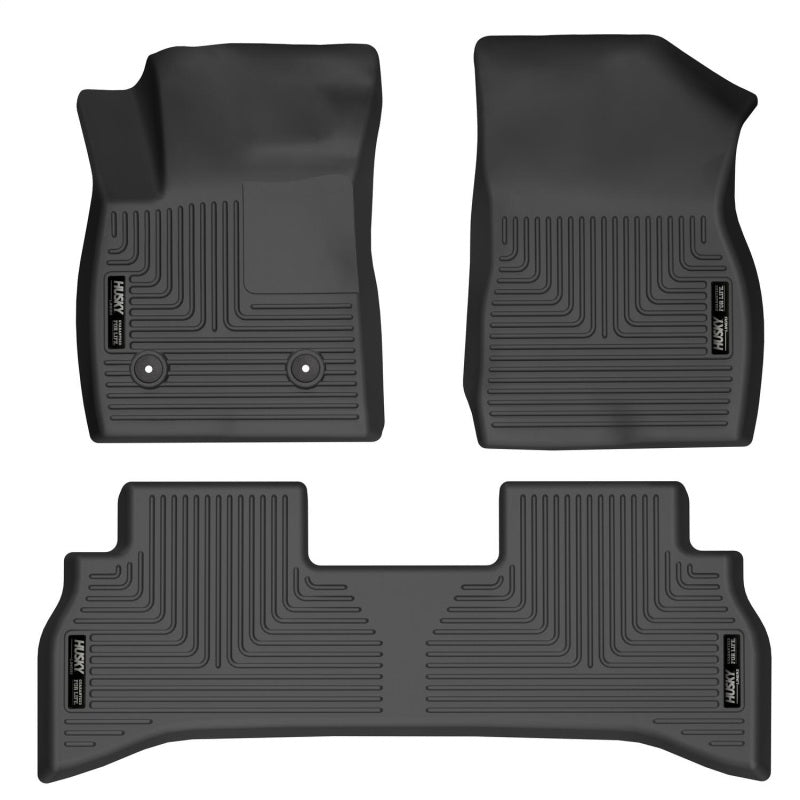 Husky Liners 21-22 Chevrolet Trailblazer (RWD) WeatherBeater Revestimientos de piso para asiento delantero y segundo, color negro