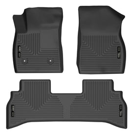 Husky Liners 21-22 Chevrolet Trailblazer (RWD) WeatherBeater Revestimientos de piso para asiento delantero y segundo, color negro